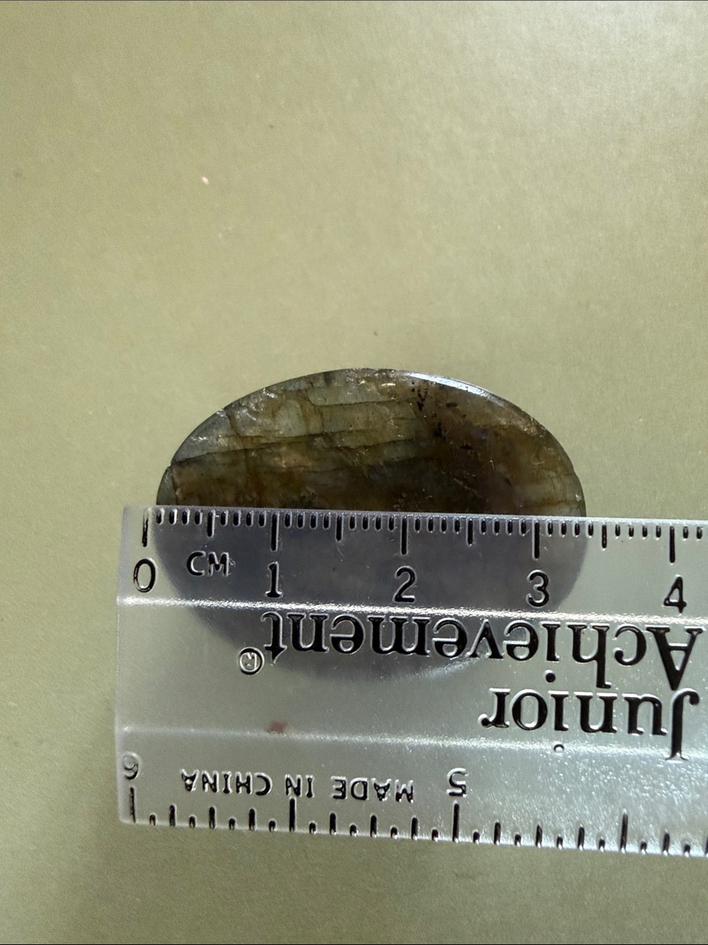 Natural Labradorite oval cabochon gemstone - Picture 5 of 10